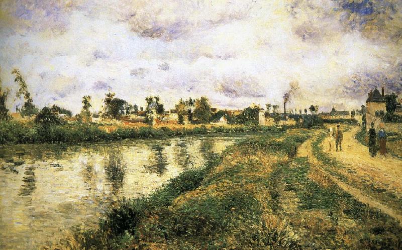 Camille Pissarro Pang map of the sur-oise oil painting image